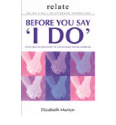 Cover for Elizabeth Martyn · Relate: Seven crucial questions to answer before you say 'I do' (Pocketbok) (2003)