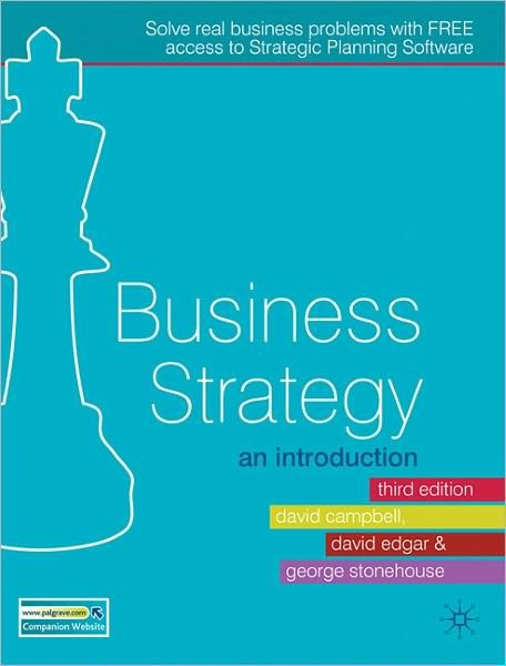 Cover for Edgar, David (Caledonian Business School, Glasgow) · Business Strategy: An Introduction (Paperback Bog) (2011)
