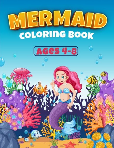 Cover for Perfect Kids · Mermaid Coloring Book Ages 4-8 (Paperback Book) (2022)