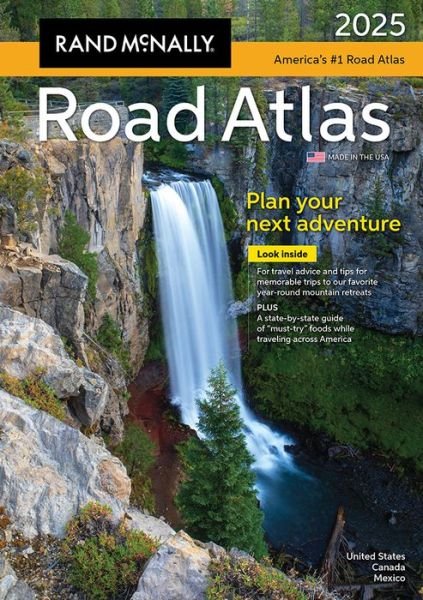 Cover for Rand McNally · Rand McNally 2025 Road Atlas USA, Canada &amp; Mexico (Folio) (Hæftet bog) (2024)