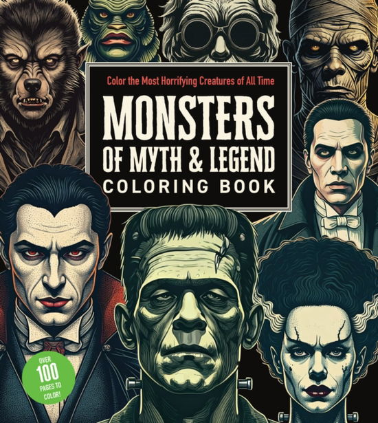 Cover for Editors of Chartwell Books · Monsters of Myth and Legend Coloring Book - Chartwell Coloring Books (Taschenbuch) (2025)