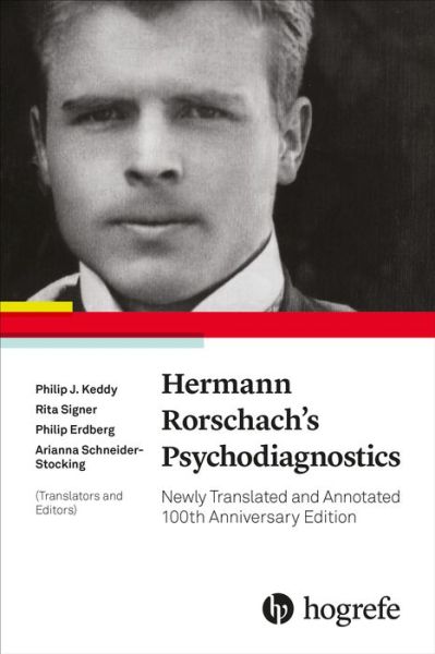 Cover for Philip J. Keddy · Hermann Rorschach's Psychodiagnostics: Newly Translated and Annotated 100th Anniversary Edition (Hardcover Book) (2022)