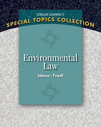 Cover for Lisa Johnson · Environmental Law (Hardcover Book) (2014)