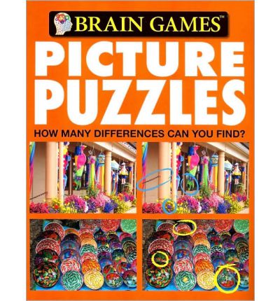 Cover for Editors of Publications International · Brain Games Picture Puzzles: How Many Differences Can You Find? No. 5 (Spiralbok) (2008)