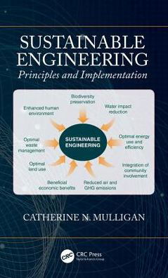 Cover for Mulligan, Catherine (Concordia University, Montreal, Quebec, Canada) · Sustainable Engineering: Principles and Implementation (Hardcover Book) (2019)