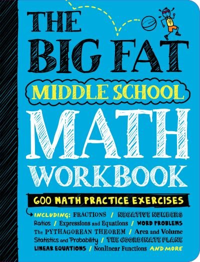 Cover for Workman Publishing · The Big Fat Middle School Math Workbook (Pocketbok) (2021)