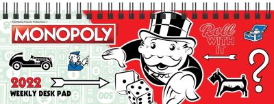 Cover for Hasbro · Monopoly 2022 Dated Weekly Desk Pad Calendar (Calendar) (2021)