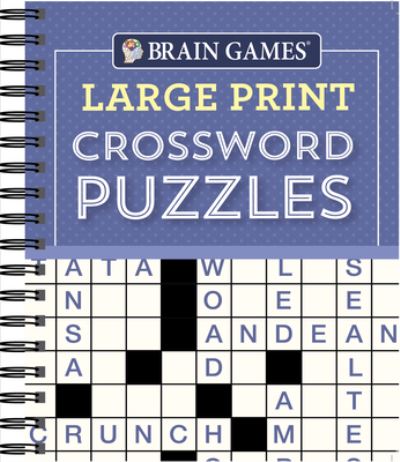 Cover for Publications International Ltd. · Brain Games - Large Print Crossword Puzzles (Spiral Book) (2018)