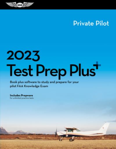 Cover for Asa Test Prep Board · 2023 Private Pilot Test Prep Plus (Hardcover Book) (2022)