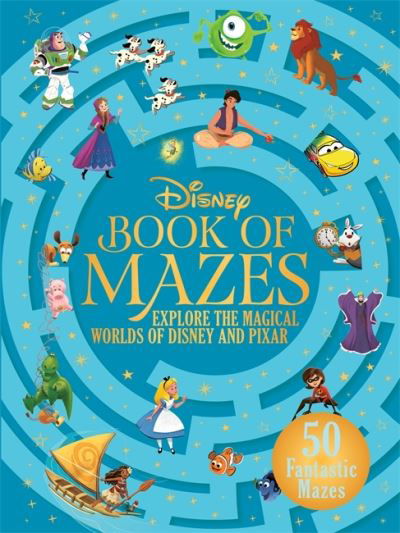 The Disney Book of Mazes: Explore the Magical Worlds of Disney and Pixar through 50 fantastic mazes - Walt Disney - Books - Templar Publishing - 9781787416581 - October 14, 2021