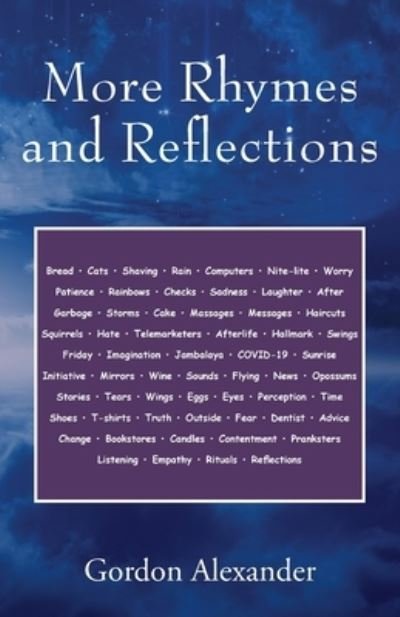Cover for Gordon Alexander · More Rhymes and Reflections (Pocketbok) (2021)