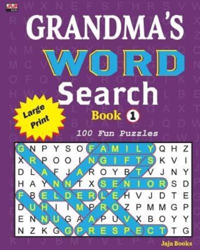 Cover for Jaja Books · Grandma's Word Search Book 1 (Pocketbok) (2018)