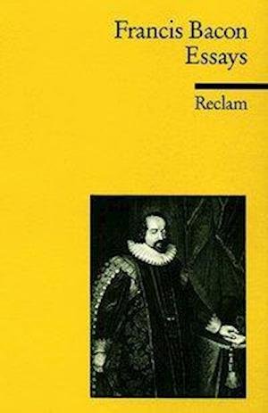 Cover for Francis Bacon · Reclam UB 08358 Bacon.Essays (Buch)