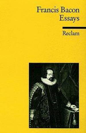 Reclam UB 08358 Bacon.Essays - Francis Bacon - Livros -  - 9783150083581 - 