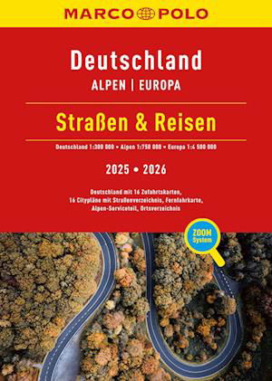 MARCO POLO Straßen & Reisen 2025/2026 Deutschland 1:300.000 (Bok) (2024)