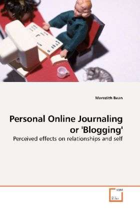 Cover for Bean · Personal Online Journaling or 'Blo (Book)