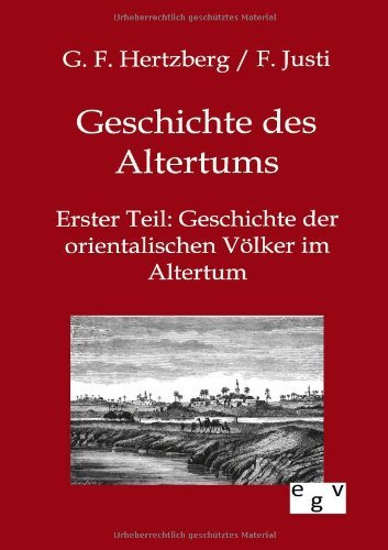 Cover for G F Hertzberg · Geschichte des Altertums (Paperback Bog) [German edition] (2012)