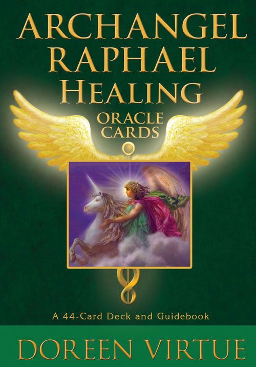 Archangel Raphael Healing Oracle Cards med dansk guidebog - Doreen Virtue - Bøker - Sphinx - 9788777593581 - 8. juli 2010