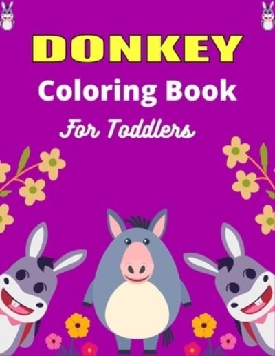 Cover for Ensumongr Publications · DONKEY Coloring Book For Toddlers (Pocketbok) (2020)