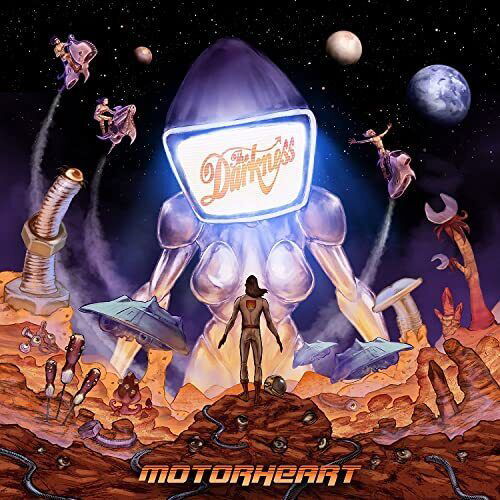 Cover for The Darkness · Motorheart (Clear Vinyl) (I) (LP) [Limited Indie edition] (2022)