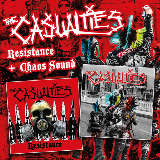 Resistance + Chaos Sound - The Casualties - Muzyka - BACK ON BLACK - 0803341604582 - 25 października 2024