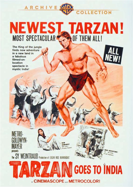 Cover for Tarzan Goes to India (DVD) (2010)