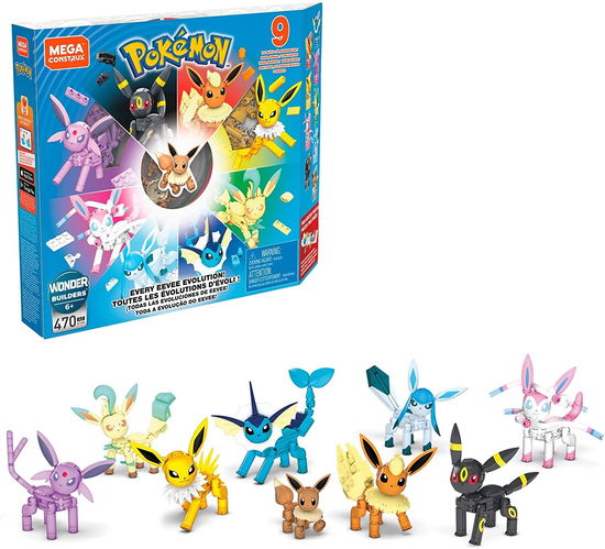 Mega Brands Pokemon Every Eevee Evolution Pack - Mega Brands Pokemon - Gadżety -  - 0887961770582 - 1 czerwca 2019