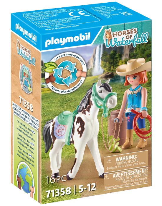 Cover for Playmobil · Playmobil Horses of Waterfall Ellie en Sawdust Speelset - 71 (Leksaker)