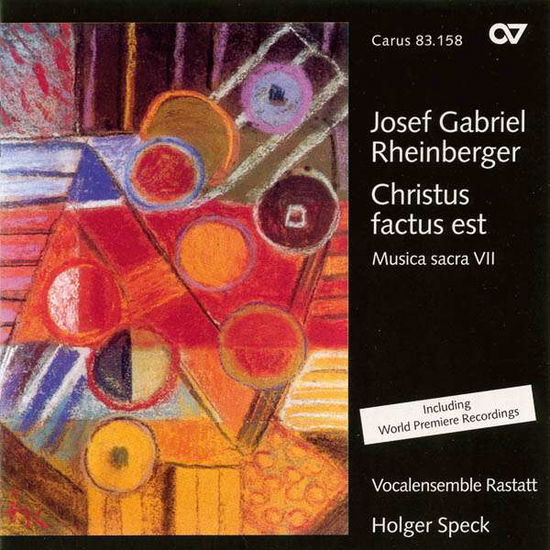 Cover for J.G. Rheinberger · Sacred Music Vii (CD) (2003)