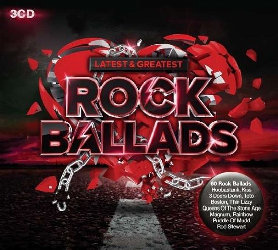 Cover for Rock Ballads - Latest &amp; · Latest &amp; Greatest Rock Ballads (CD) (2023)