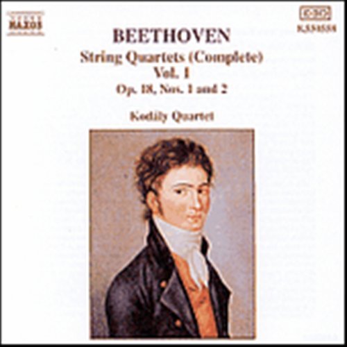 Beethoven String Quartets 1 2 - Kodaly Quartet - Musik - NAXOS CLASSICS - 4891030505582 - 12 januari 1999