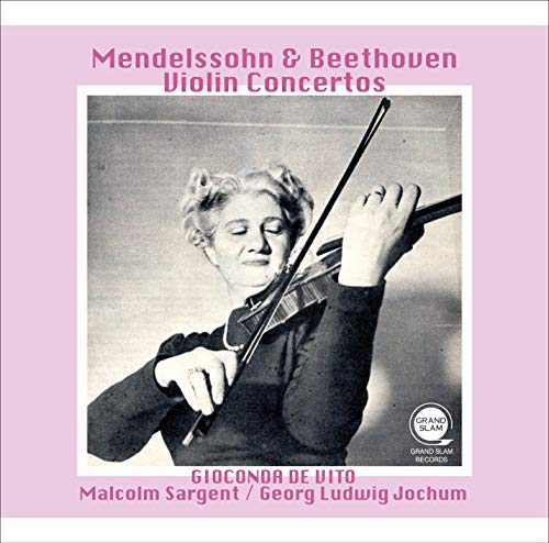 Mendelssohn&beethoven: Violin Concertos - Gioconda De Vito - Music -  - 4909346310582 - March 12, 2020