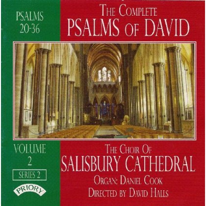 The Complete Psalms Of David Volume 2 - Choir of Salisbury Cathedral / Halls / Cook - Music - PRIORY RECORDS - 5028612210582 - May 11, 2018