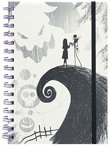 Cover for A5 Notebooks · A5 Nightmare Before Christmas Spiral Hill (MERCH) (2019)