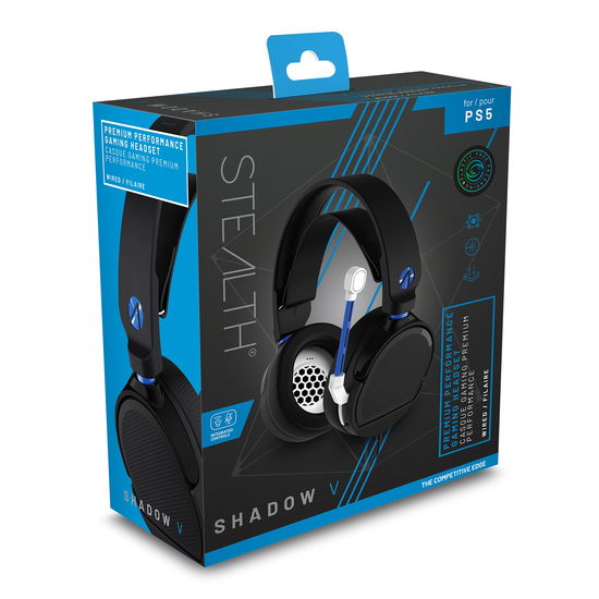 Playstation 5 Stereo Gaming Headset Shadow V Black - Stealth - Produtos - SONY DADC - 5055269711582 - 2020