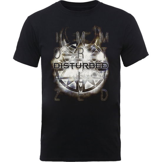 Cover for Disturbed · Disturbed Unisex T-Shirt: Symbol (Black) (T-shirt) [size S] [Black - Unisex edition] (2017)