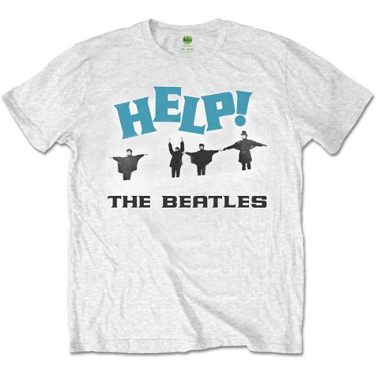 Cover for The Beatles · The Beatles Unisex T-Shirt: HELP! Snow (T-shirt) [size S] [White - Unisex edition]