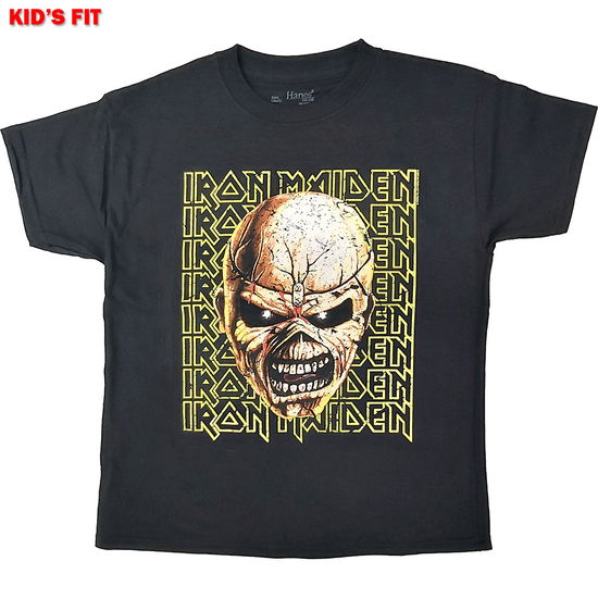 Iron Maiden Kids T-Shirt: Big Trooper Head (12-13 Years) - Iron Maiden - Produtos -  - 5056368653582 - 