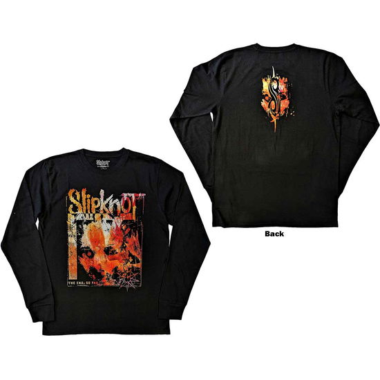 Slipknot Unisex Long Sleeve T-Shirt: The End, So Far Pepper (Back Print) - Slipknot - Merchandise -  - 5056737259582 - June 13, 2024