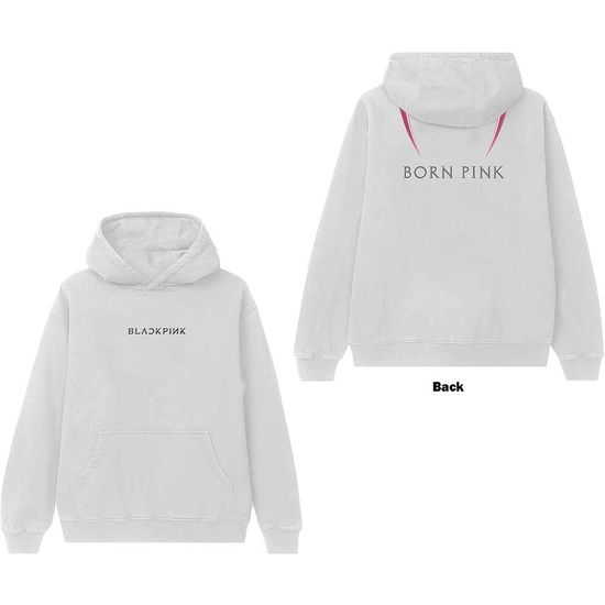 BlackPink Unisex Pullover Hoodie: Born Pink (Back Print) - BlackPink - Merchandise -  - 5056737262582 - July 3, 2024