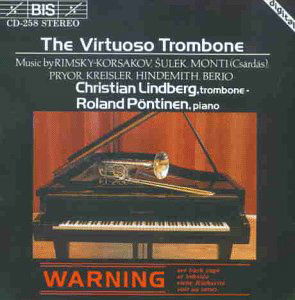 Virtuoso Trombone - Lindberg / Pontinen - Musiikki - BIS - 7318590002582 - tiistai 6. heinäkuuta 1993