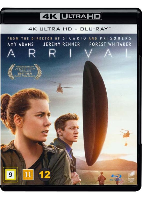 Cover for Amy Adams · Arrival (4K Ultra HD/BD) (2017)