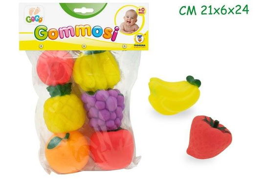 Gommosi Frutta 6 Pz In Vinile Busta - Teorema: Prima Infanzia Gogo - Merchandise -  - 8017967711582 - 