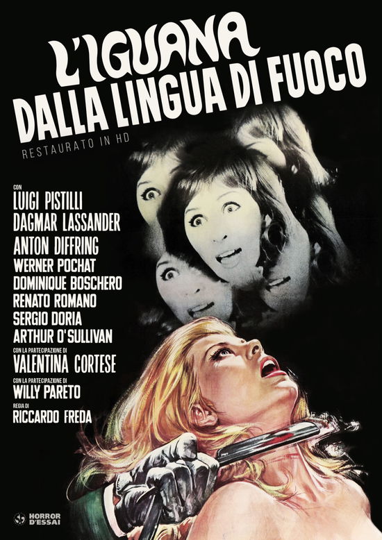 Cover for Stelvio Cipriani Valentina Cortese Dagmar Lassande · Iguana Dalla Lingua Di Fuoco (L') (Restaurato In Hd) (DVD) (2022)