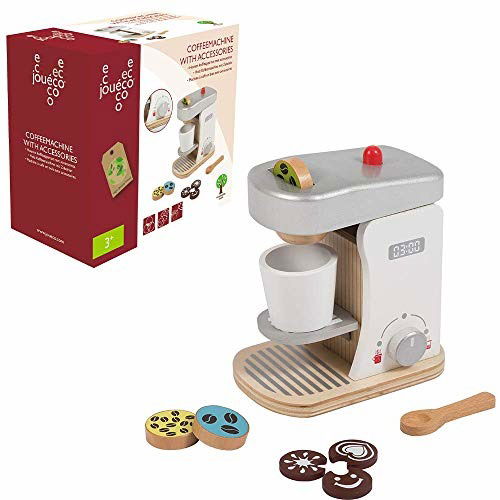 Cover for Joueco · Houten Koffieapparaat Met Accessoires (Toys)