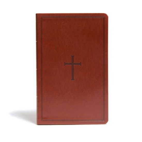 Cover for Holman Bible Publishers · KJV Ultrathin Reference Bible, Brown LeatherTouch, Red Letter, Easy-to-Carry, Smythe Sewn, Full-Color Maps, Double Column, Cross References, Concordance, Ribbon Markers (Bok i konstläder) (2020)