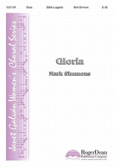 Cover for Mark Simmons · Gloria (Partituren) (2010)