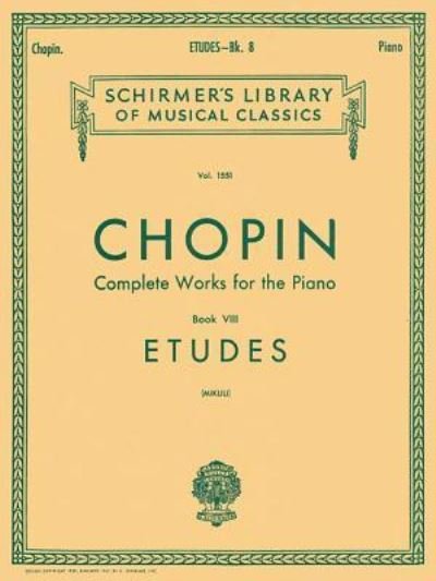 Cover for Frédéric Chopin · Etudes (Bog) (1986)