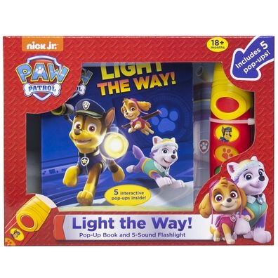 Cover for P I Kids · Nickelodeon PAW Patrol: Light the Way! Play-a-Sound Book and 5-Sound Flashlight (MISC) (2019)