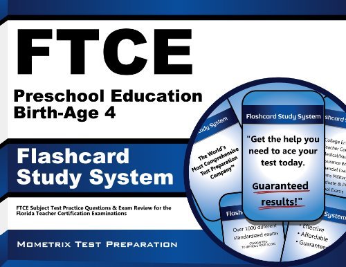 Cover for Ftce Exam Secrets Test Prep Team · Ftce Preschool Education Birth-age 4 Flashcard Study System: Ftce Test Practice Questions &amp; Exam Review for the Florida Teacher Certification Examinations (Cards) (Pocketbok) [Flc Crds edition] (2023)